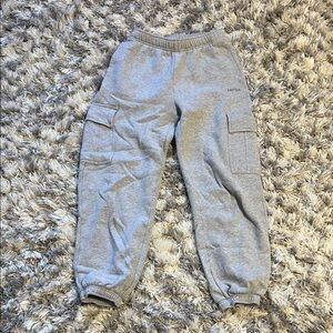 Aritzia Heather Gray Cargo Joggers